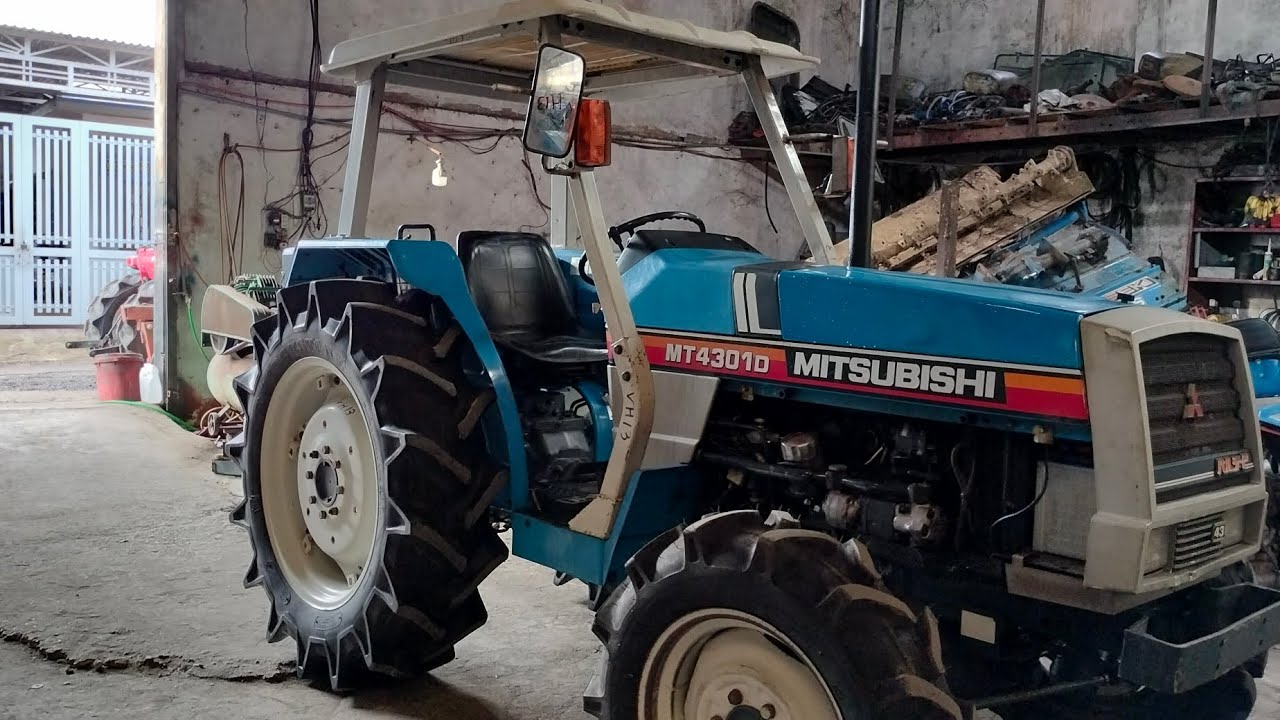 Máy cày Mitsubishi Mt4301d/ 4 máy/ đẹp leng keng đã về/giá trong video📞  0944.853.885