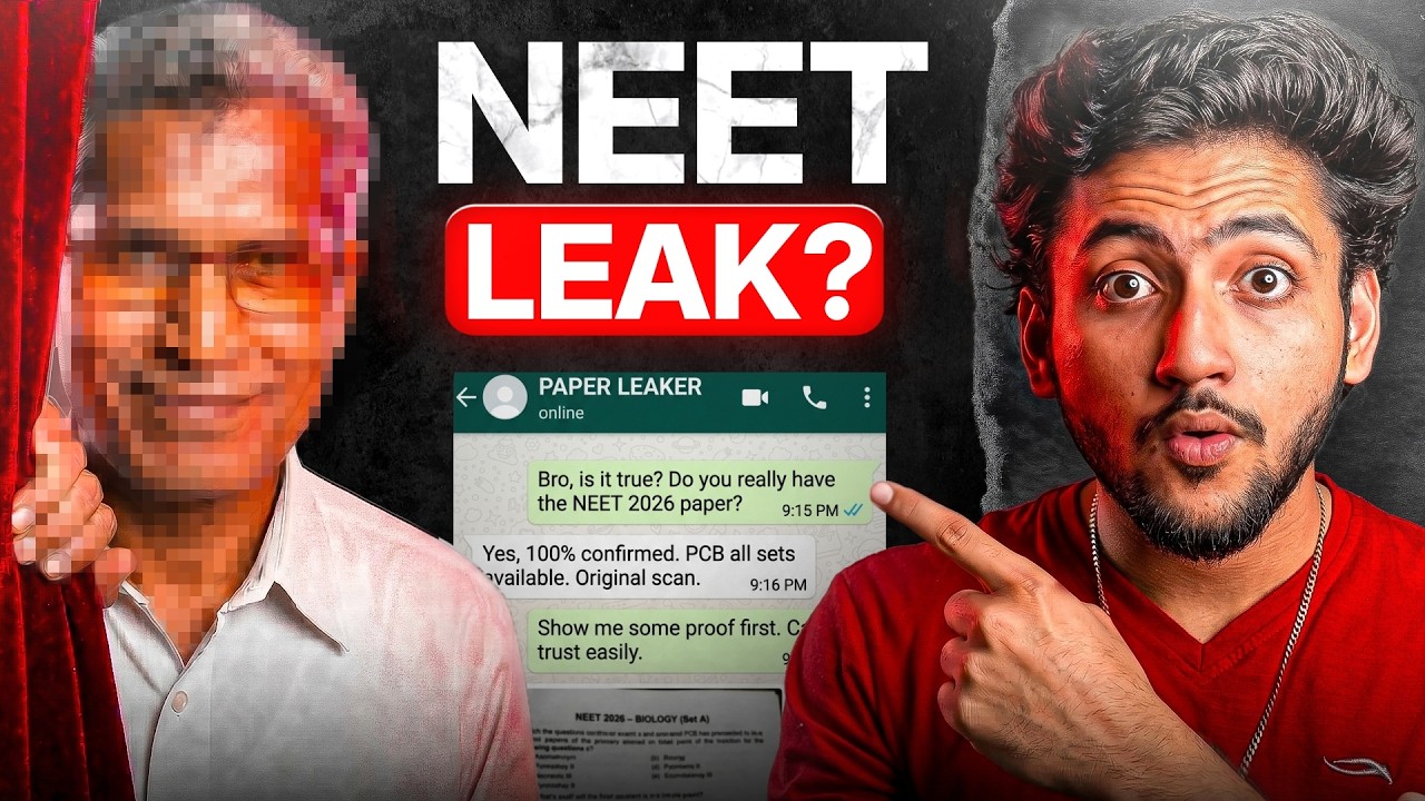 🚨 NEET 2026 Paper Leak | Re-NEET Confirmed? Full Truth !