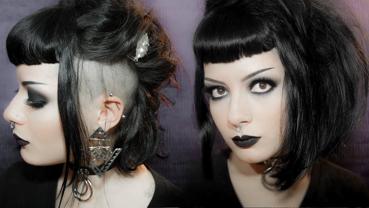 3 PENTEADOS (GÓTICOS?) FÁCEIS PARA CABELOS COM SIDECUT