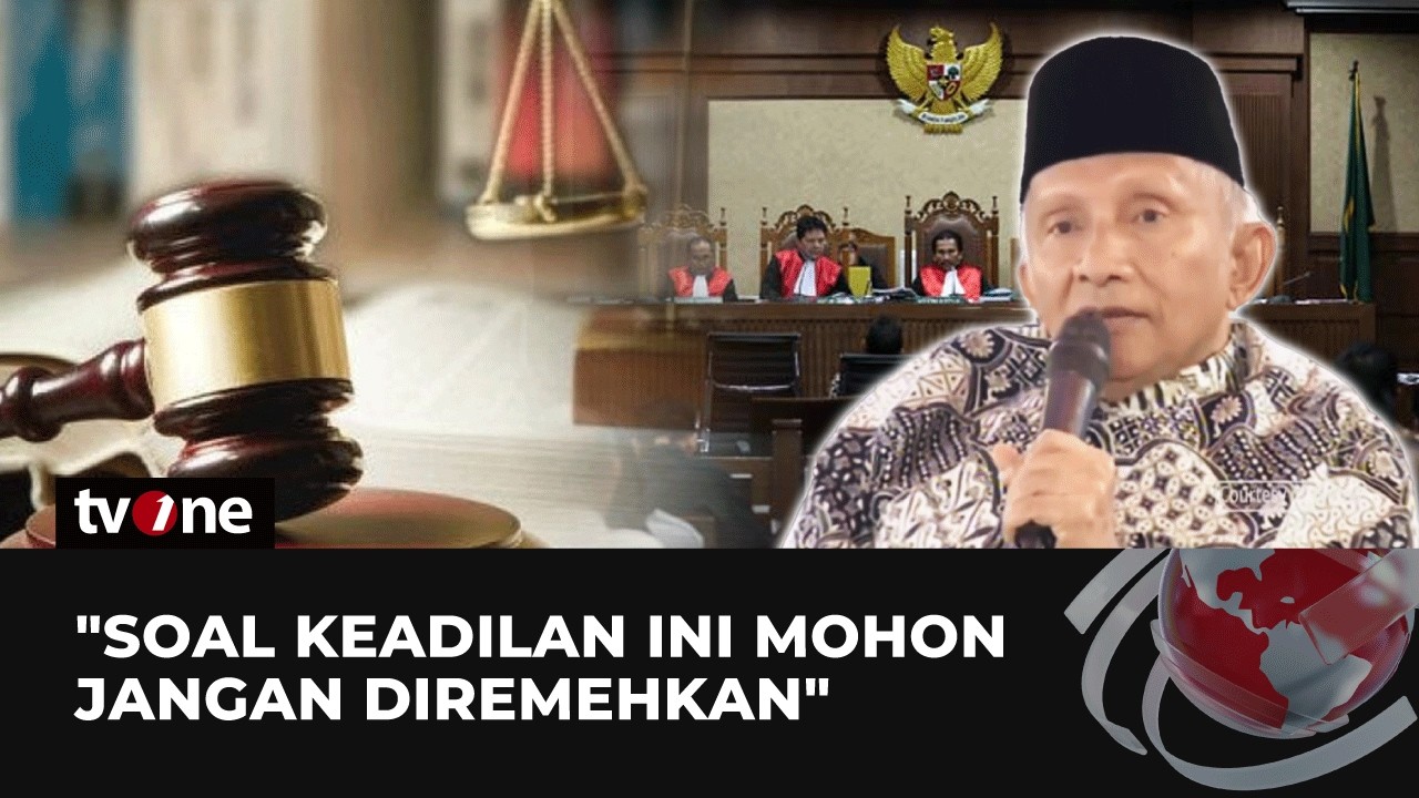 Sebut Indonesia Dihantui Kanker Terminal, Amien Rais Soroti Ketidakadilan Sosial | tvOne