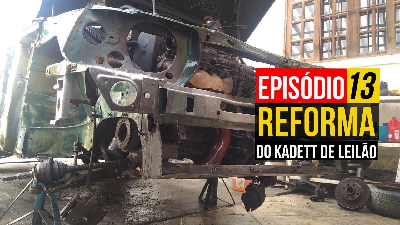 EP13 - Reforma do Kadett 1993 | Pintura cofre do motor