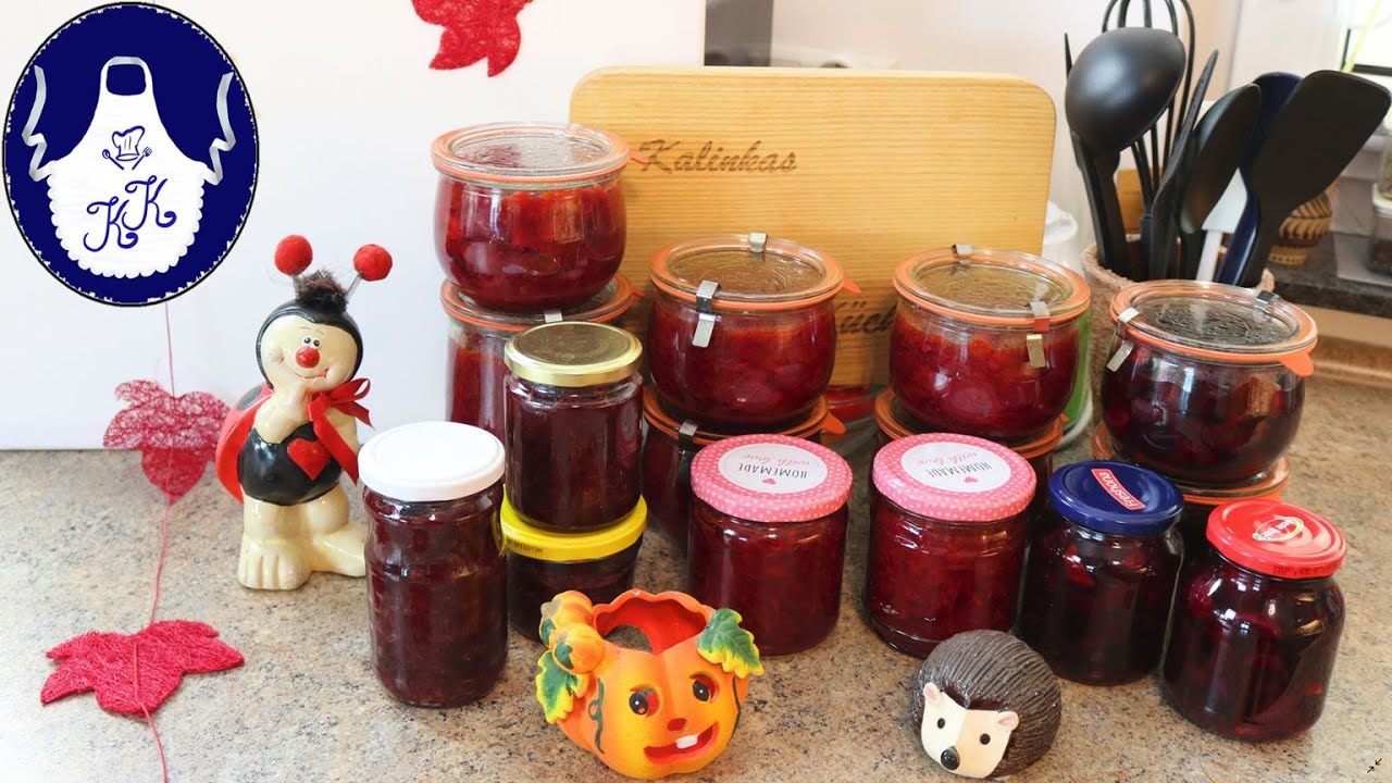 3 Rezepte für Rote Bete haltbar machen / für Suppe Bortsch, süß sauer und für Salate / Vorrat