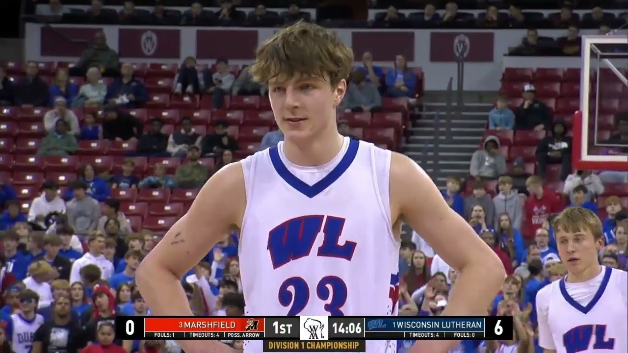 Full Game: Marshfield vs. Wisconsin Lutheran D1 State Basketball Championship