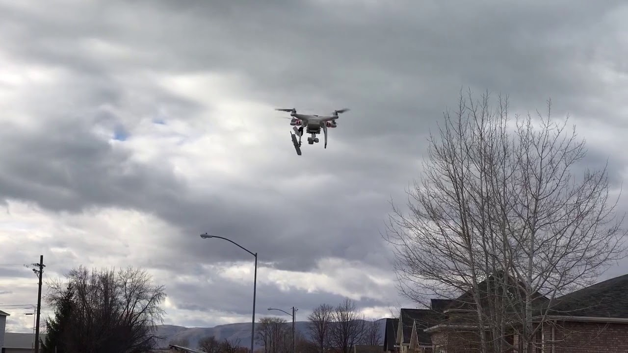 Deliver scroll via DJI Drone and remote cargo release