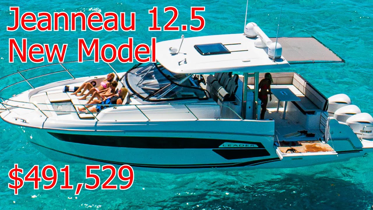 Jeanneau 12 5 New Model with Outboard Engines