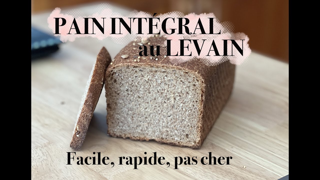 🤩 Ton meilleur PAIN INTEGRAL au LEVAIN de ta vie ! Facile, rapide, pas cher (version Kitchenaid)