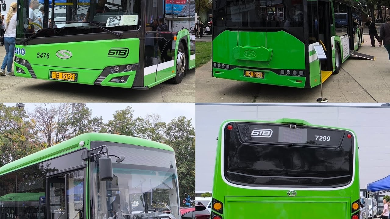 Prezentarea Troleibuzului Solaris Trollino 12M #5476 și a Autobuzului ZTE Granton #7299 la Romexpo