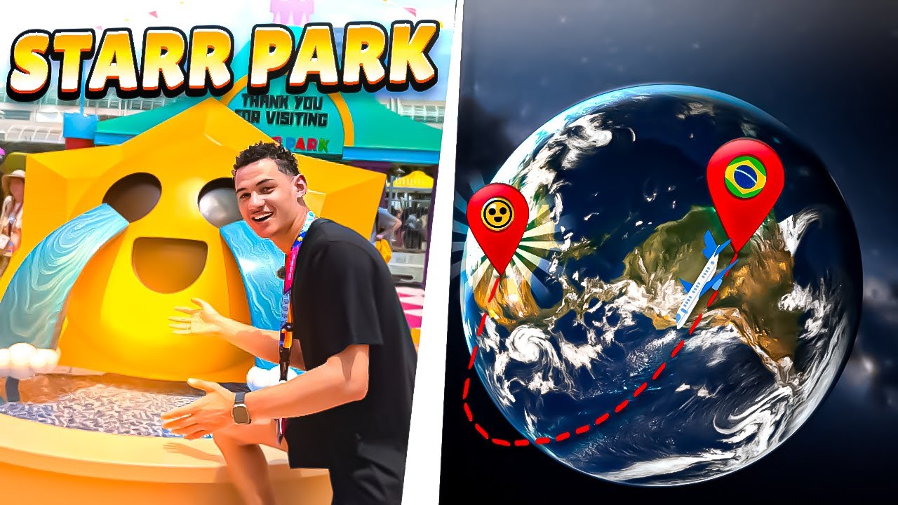 VIAJEI ATÉ o OUTRO LADO DO MUNDO PARA o STARR PARK!