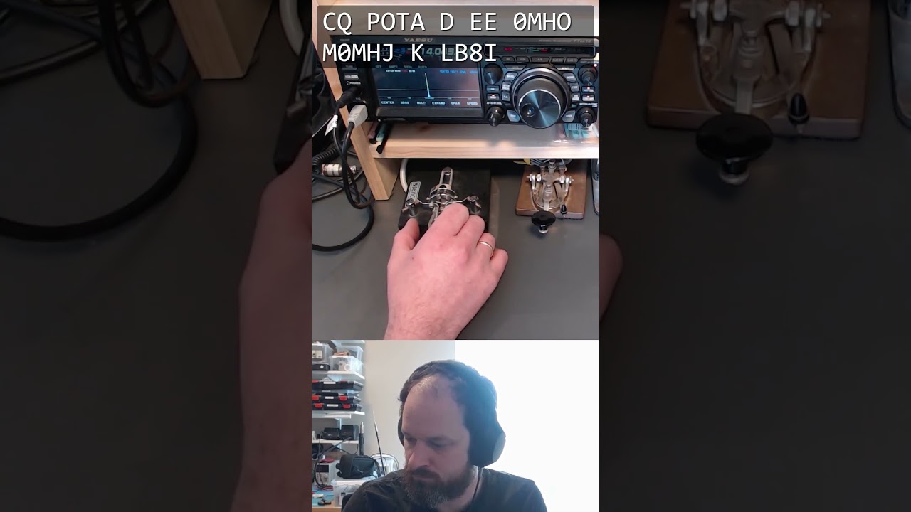 CW POTA Hunting M0MHJ in Parks On The Air