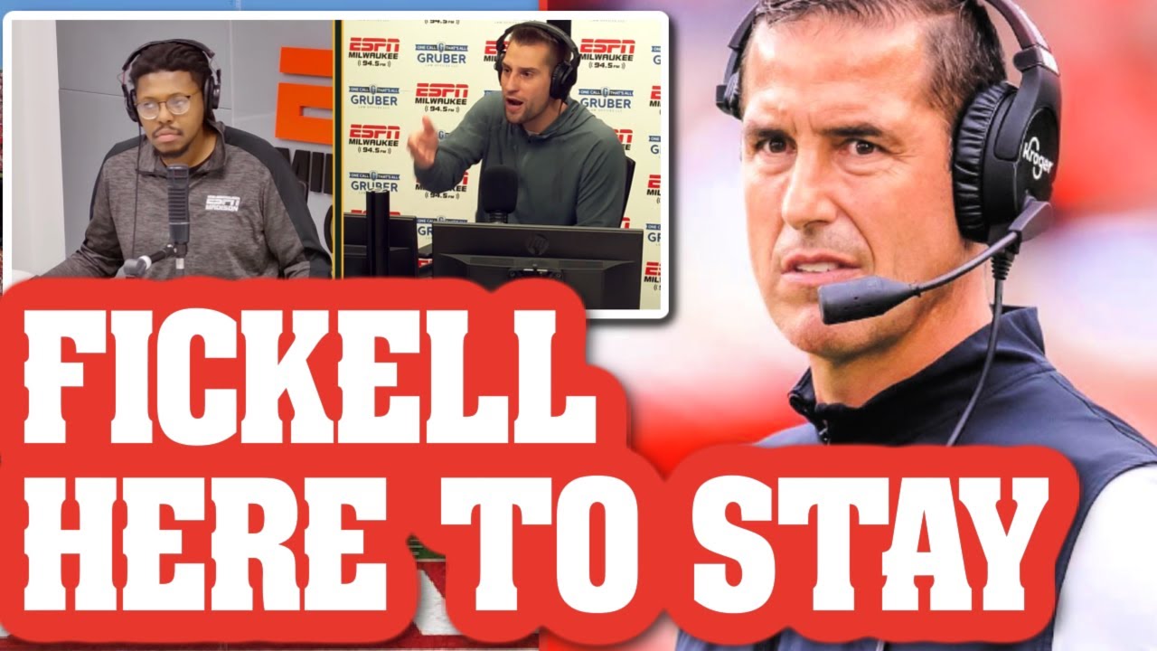 WISCONSIN BADGERS BACK LUKE FICKELL- Fickell Hear To Stay
