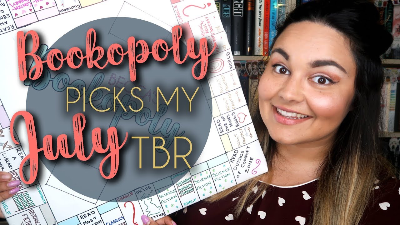 BOOKOPOLY CHOOSES MY JULY TBR // BECCA'S BOOKOPOLY #7