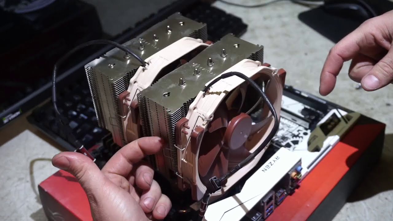 Как снять кулер процессора Noctua NH-D15
