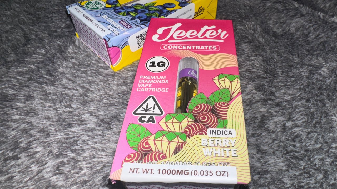 NEW JEETER BERRY WHITE BY JEETER CONCENTRATES! JEETER CONCENTRATES PREMIUM DIAMONDS CARTRIDGE REVIEW