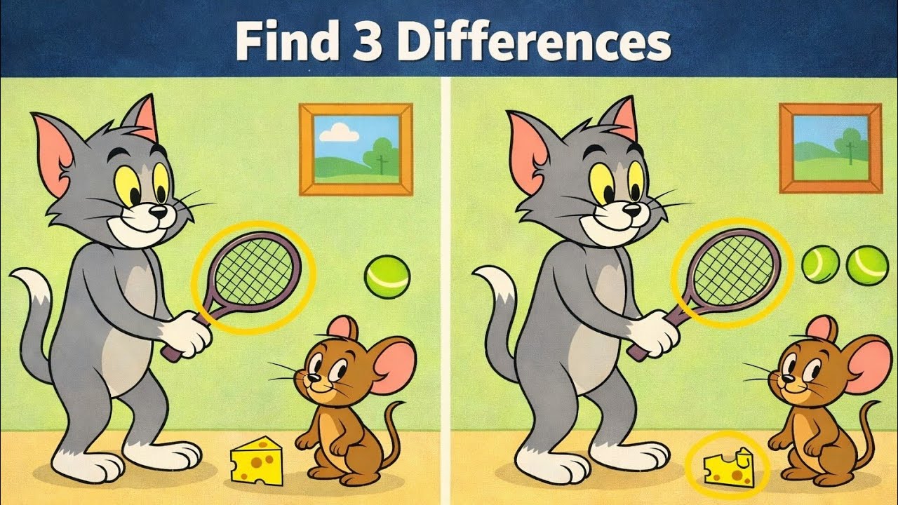 🧠 Find 3 Differences Challenge | Only Sharp Eyes Can Spot It 👀 | Puzzle Live