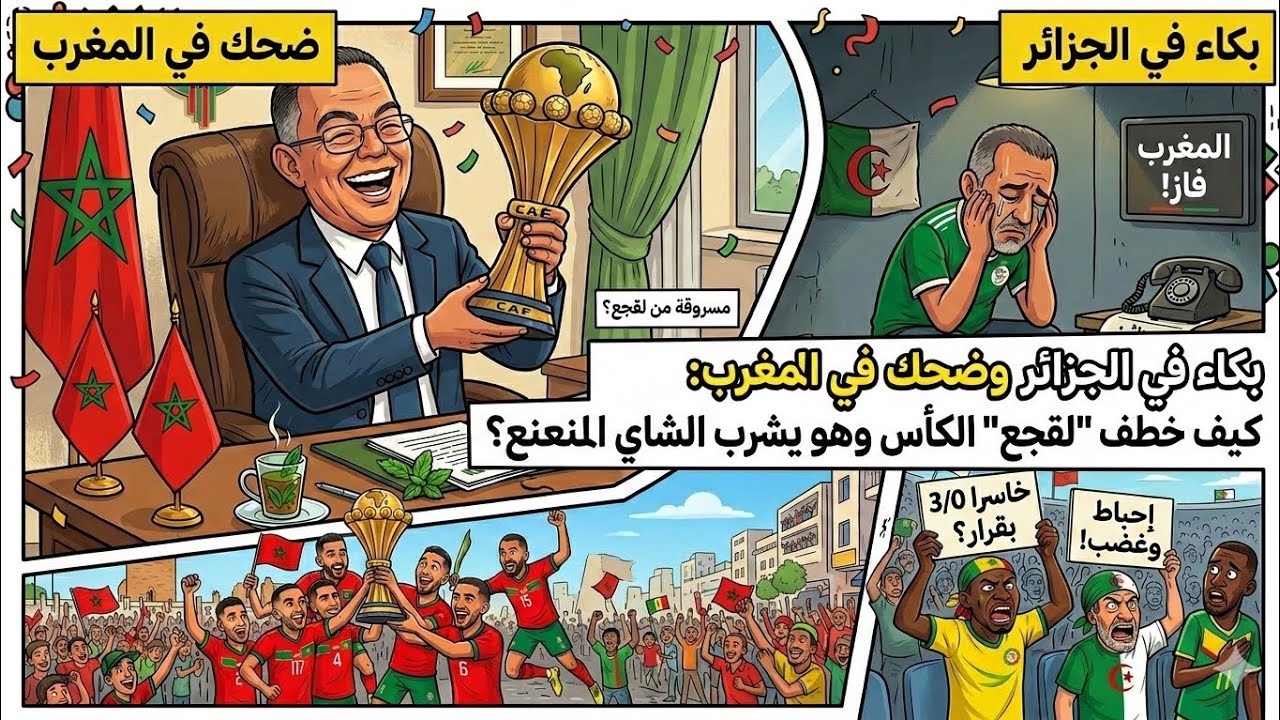 بكاء في الجزائر وضحك في المغرب: كيف خطق 