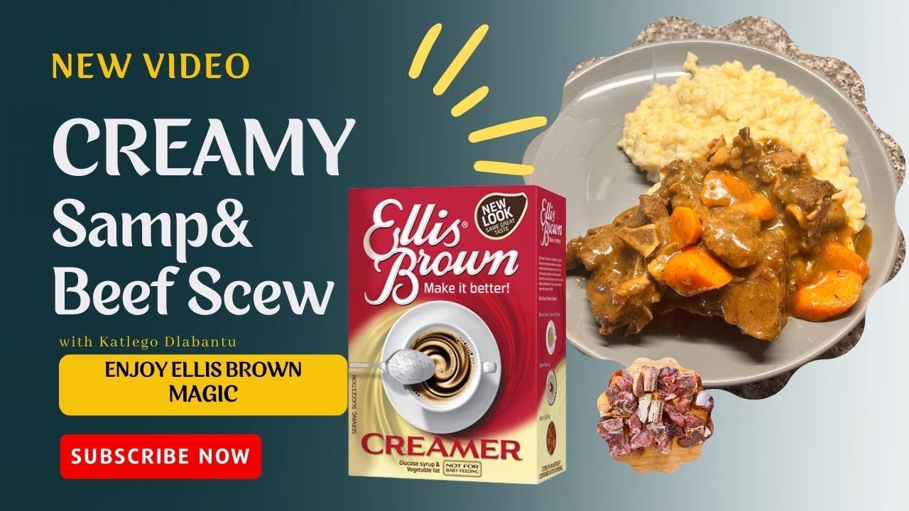 How to COOK CREAMY SAMP Recipe | EASY Creamy SAMP with Ellis Brown CREAMER | SAYOUTUBER|#cooking