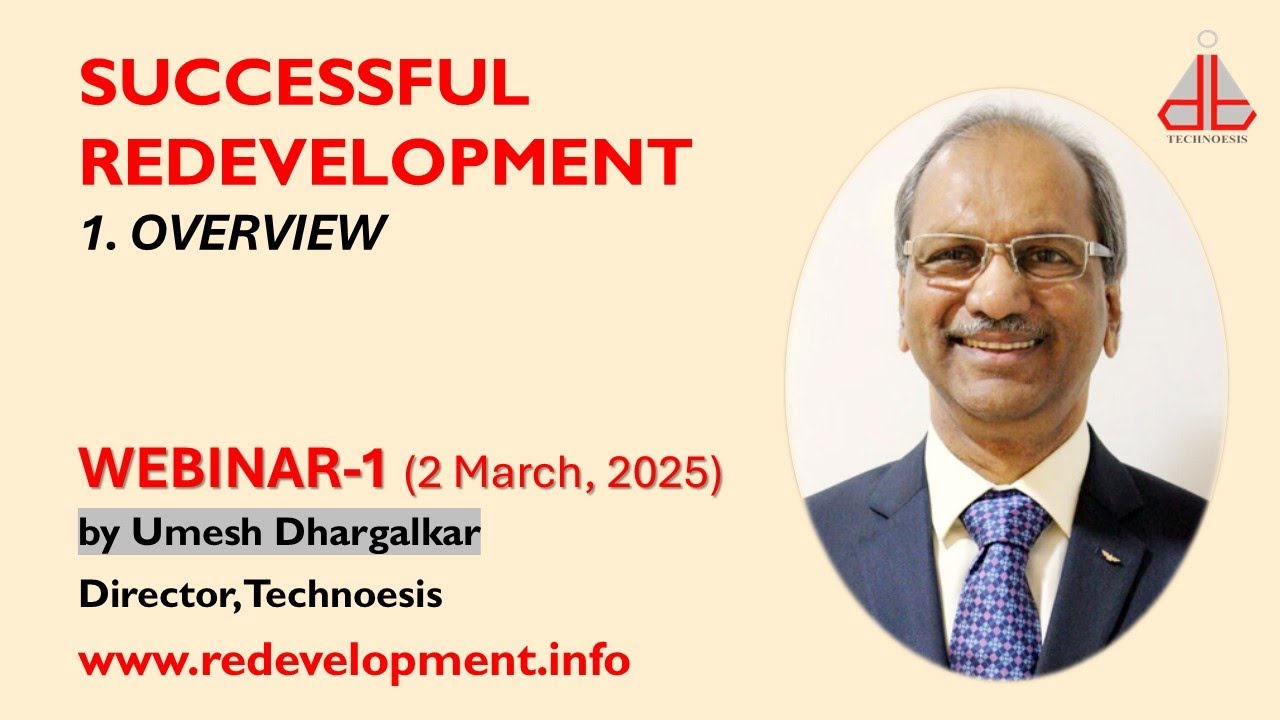 Successful Redevelopment Webinar-1: Overview