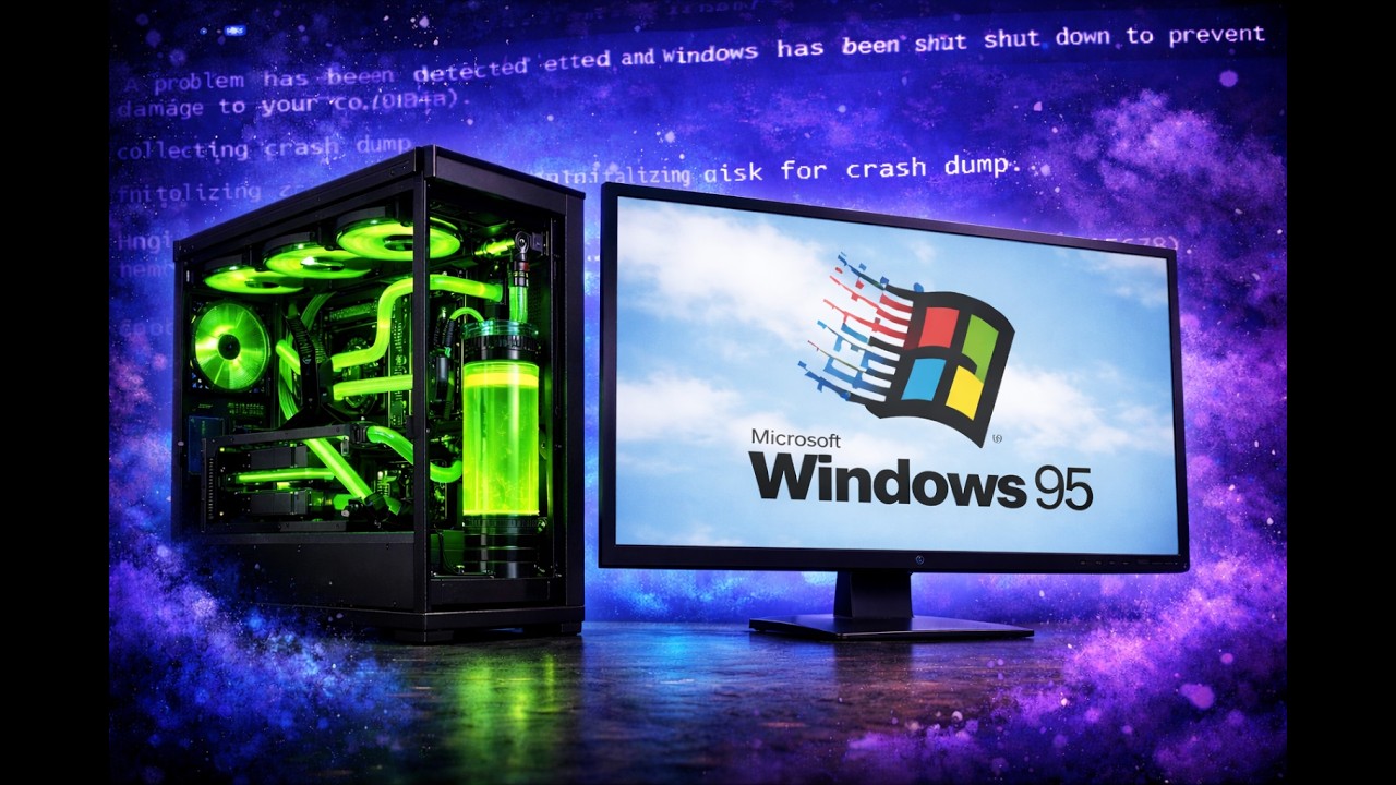 Установится ли Windows 95 на Настоящий Современный ПК в 2025?