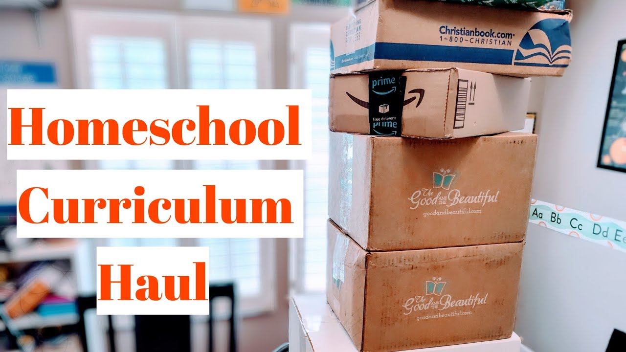 HUGE homeschool curriculum haul