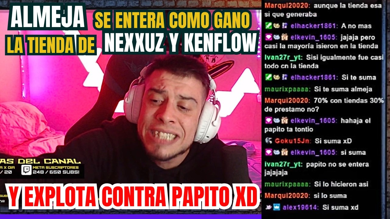 👉 ALMEJA SE ENTERA COMO GANO NEXXUZ Y EXPLOTA CONTRA PAPITO  #arkeanos #nexxuz #nexxuzhd