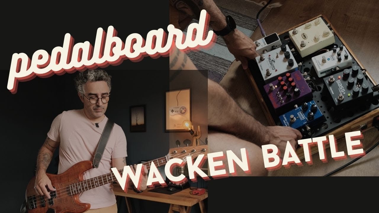 Montei o Pedalboard pro Wacken Battle USA | Equipos 