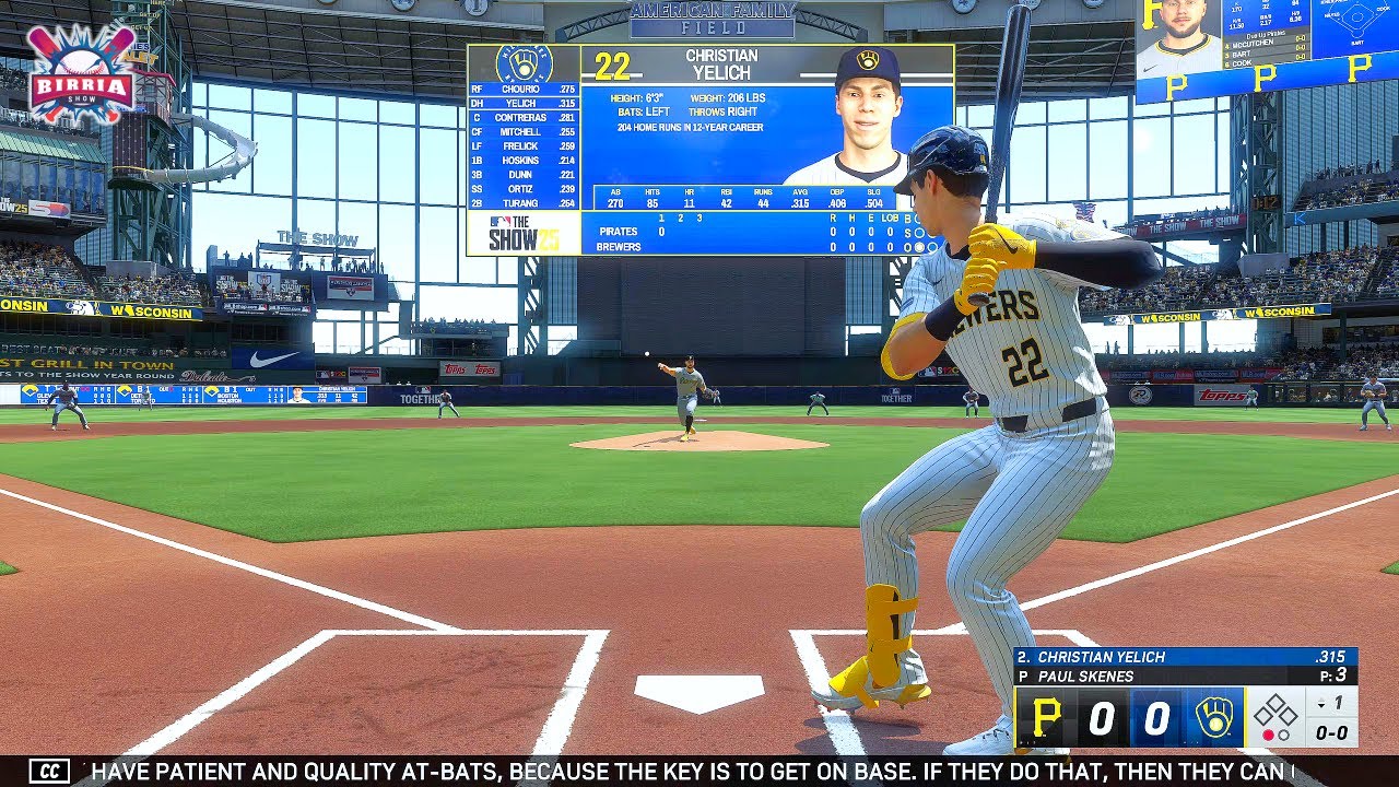 MLB The Show 25 Milwaukee Brewers vs Pittsburgh Pirates [PS5 4K 60fps]