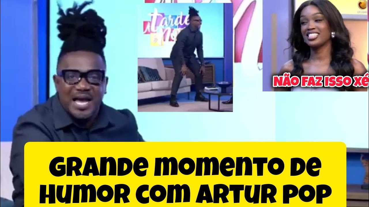 RIR SEM PARAR COM ARTUR POP NO A TARDE É NOSSA