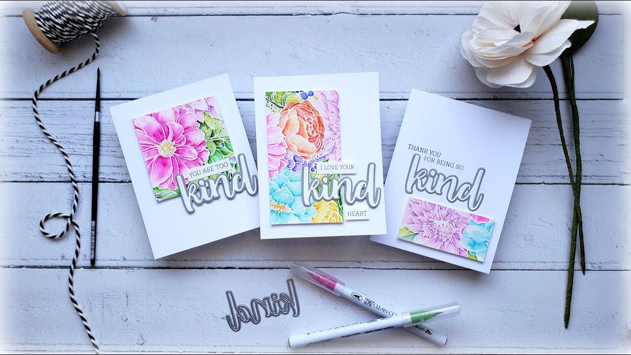 Spring Zig Clean Color Watercolor Flowers: Where Do the Days Go?