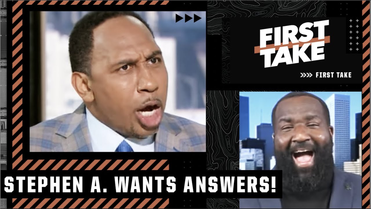 Stephen A. WANTS ANSWERS of how Ben Simmons tweaked his back 😆 | First Take