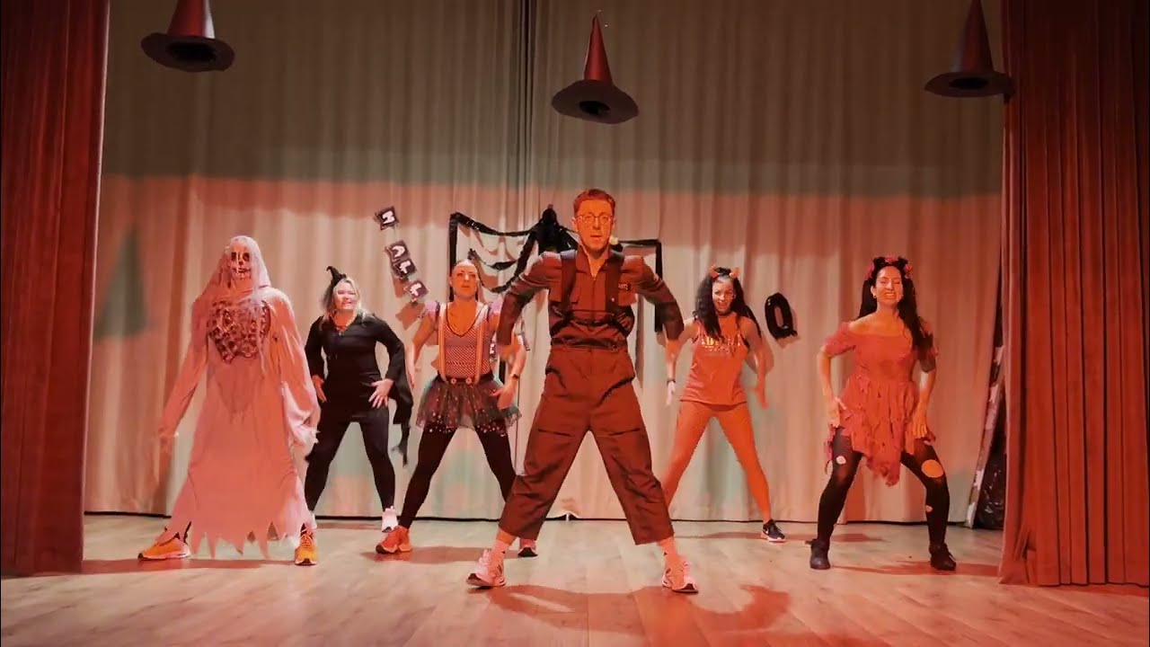 Zumba Helloween warm up - Ghostbusters (workout remix)