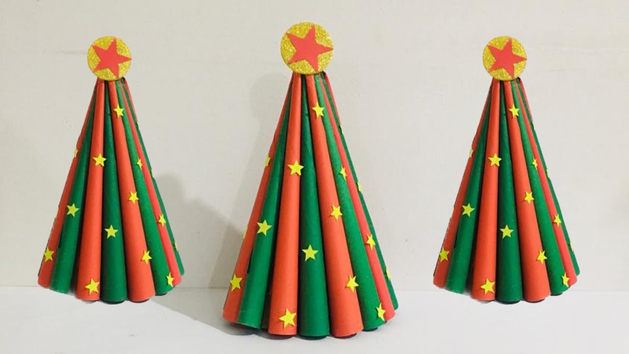 Christmas Tree Ideas 🎄 Paper Christmas Tree Making 🎄 Christmas Decor Ideas 🎄