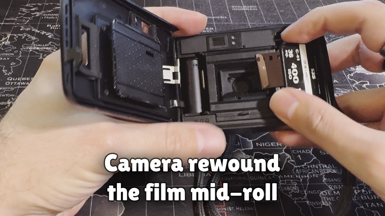 What to do when your camera rewinds the film before the roll is finished