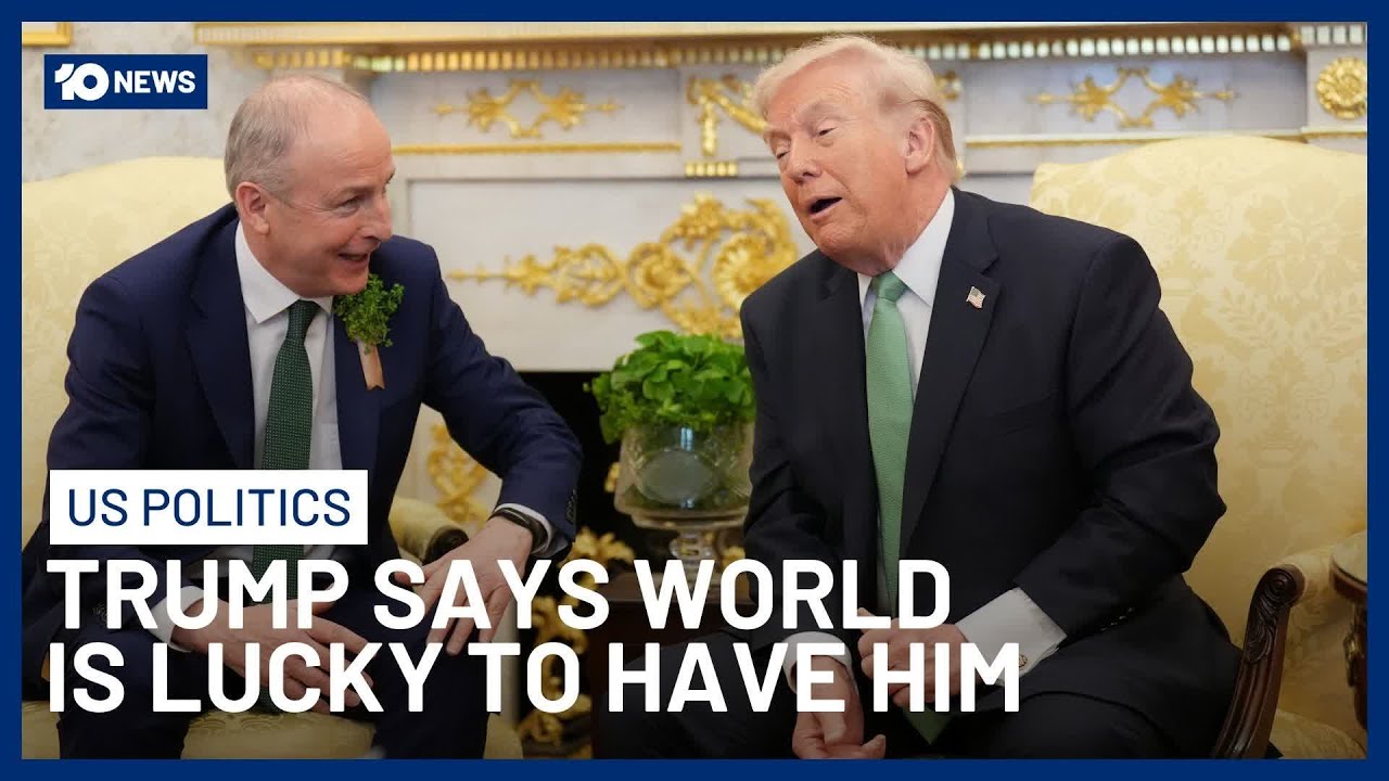 Трамп заявил, что миру «повезло», что он у них есть | 10 News