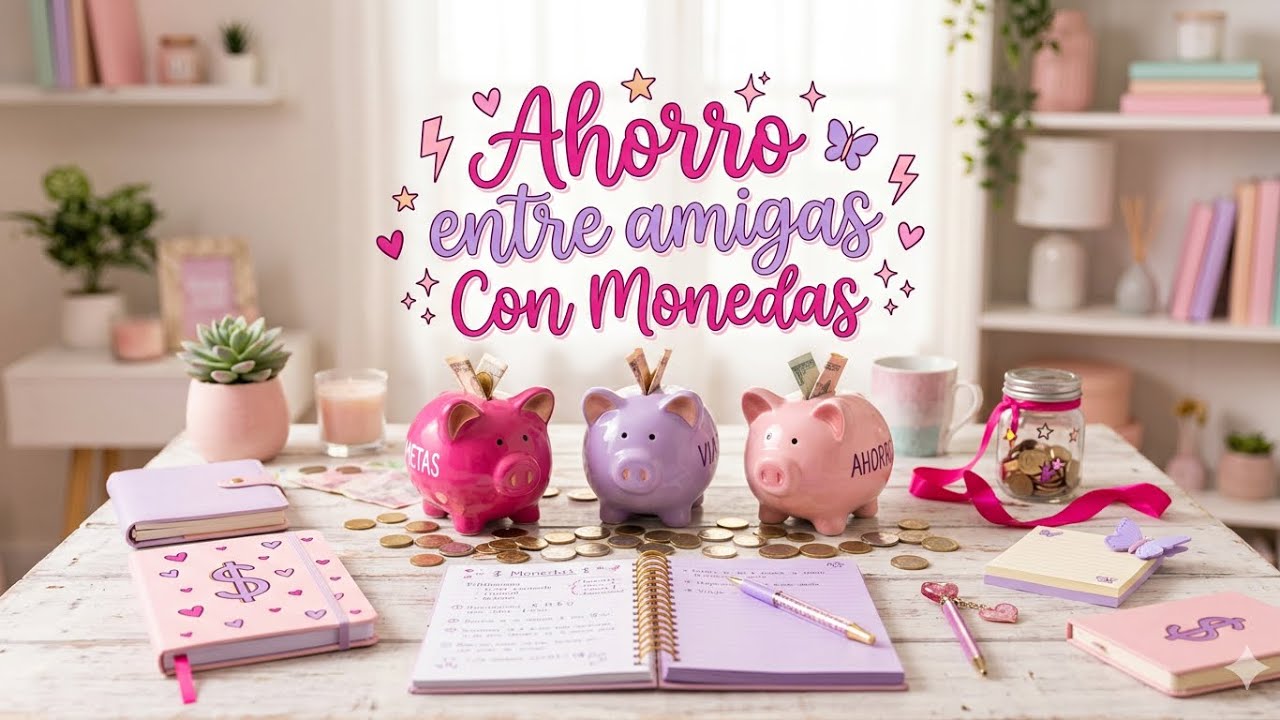 ✨💜Retos de ahorro con monedas 🪙| Ahorro entre amigas 💕👯‍♀️ #ahorros #ahorroefectivo #dinero