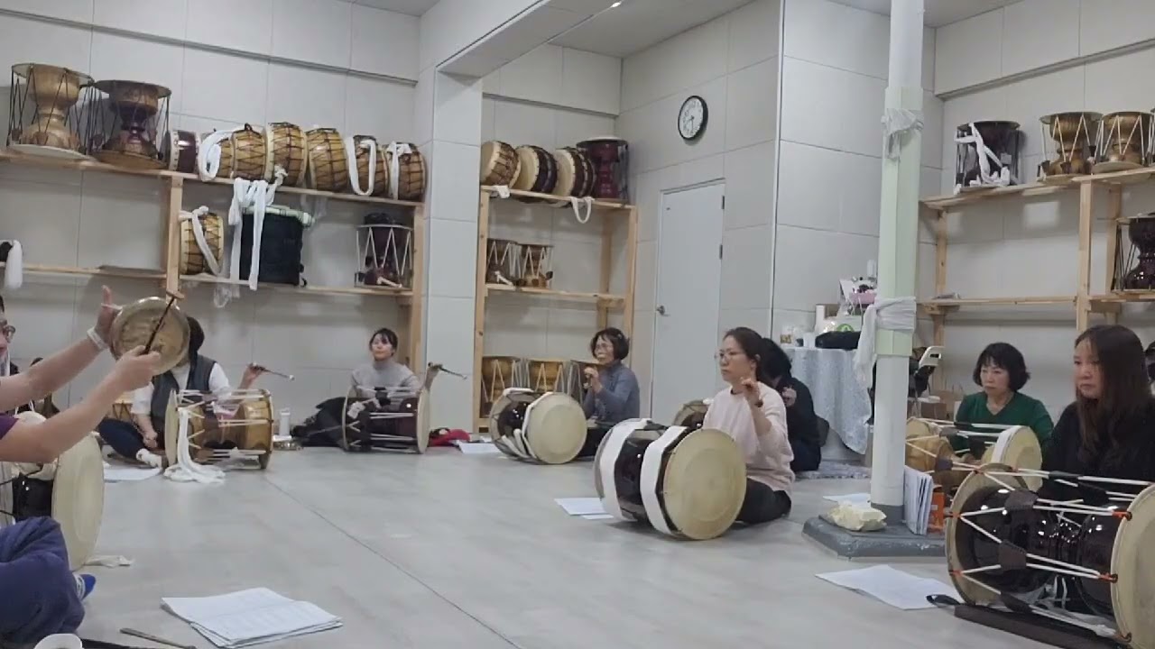한국전통예술단 쿵따쿵 2026년1월19일 좌도 필봉굿중 채굿(1,2,4,6,7채 연습)