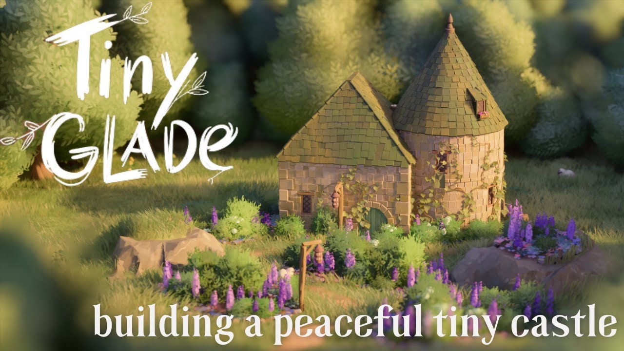 ASMR 🌿 building the most peaceful tiny castle 🐑 Tiny Glade Demo | whispered gameplay