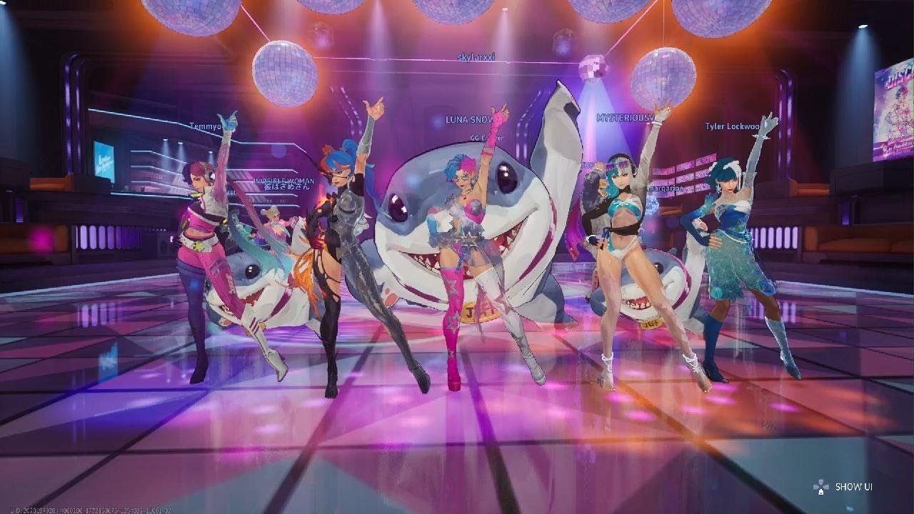 Marvel Rivals Luna and Jeff Dance Hall Party
