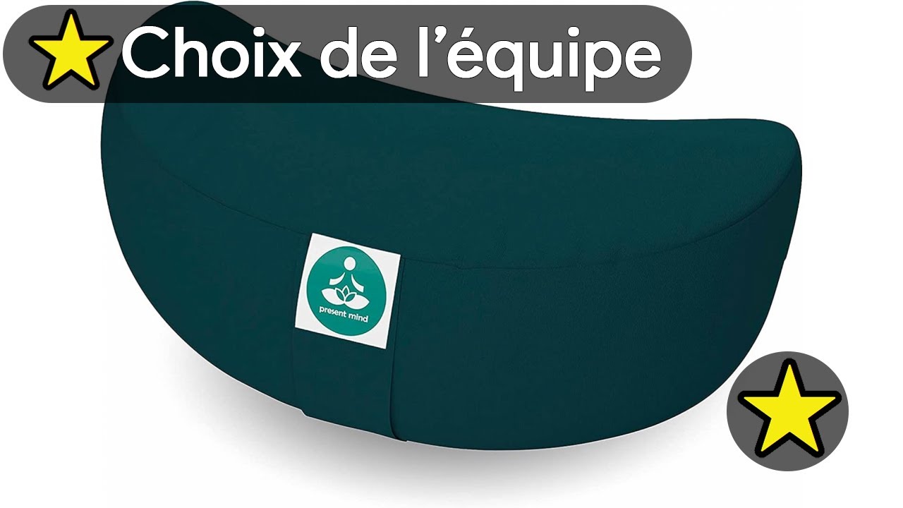 🏆 TOP 3 MEILLEUR COUSSIN DE YOGA DEMI LUNE 2025