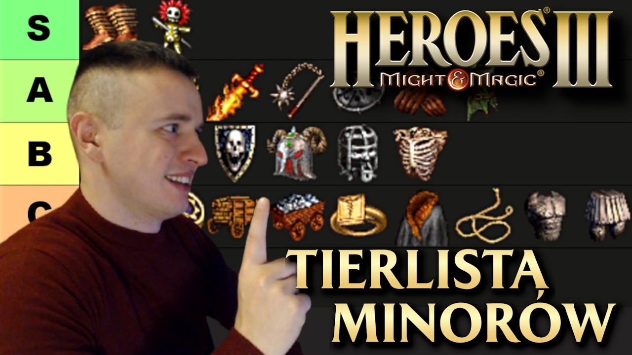 Heroes 3: TIERLISTA ARTEFAKT&Oacute;W KLASY MINOR! Ranking HotA!
