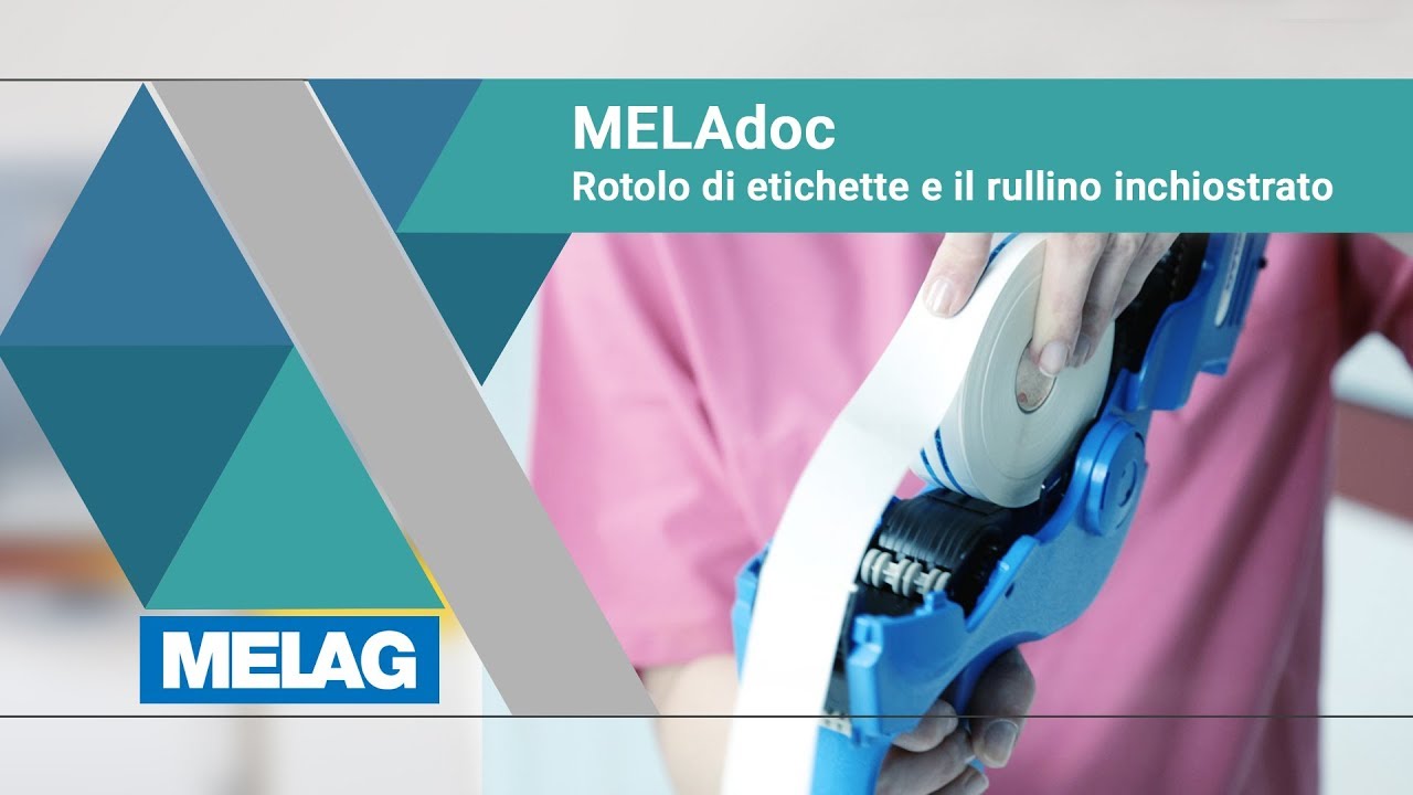 MELAdoc: come sostituire il rotolo di etichette e il rullino  inchiostrato | Tutorial MELAG