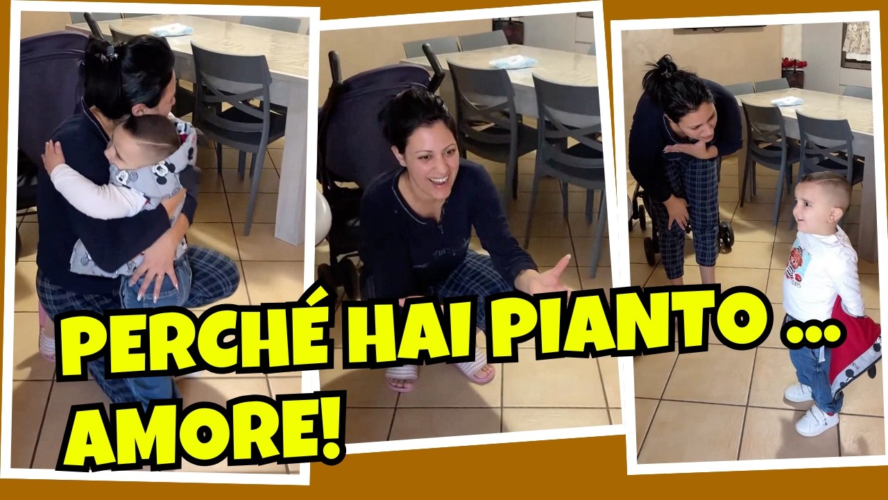 Perché Emanuele è scoppiato a piangere dopo l'uscita con papà?