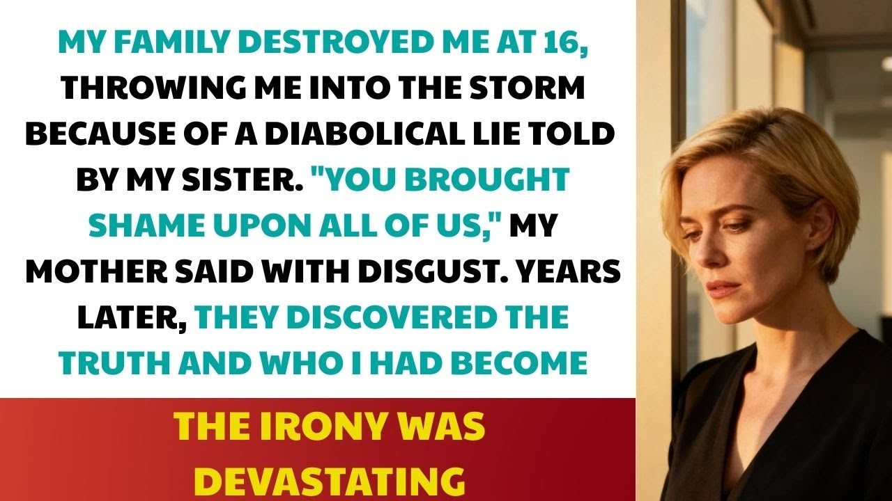 My Parents Believed Sister's Lie and Kicked Me Out, Years Later, They Found Out Who I Really Became