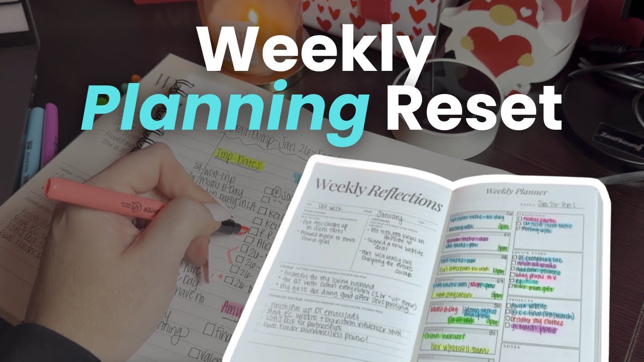 My Realistic Weekly Planning Routine (No Burnout)