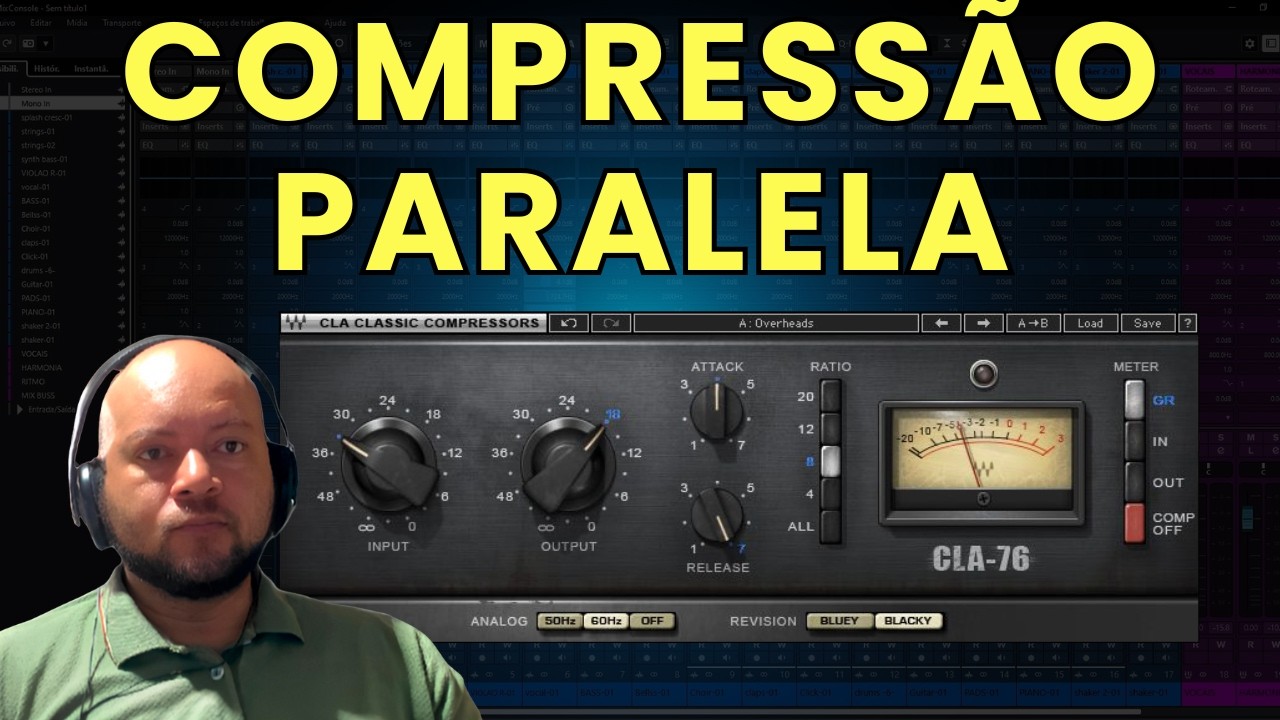 O SEGREDO para um Som Vocal Profissional com Compressão Paralela