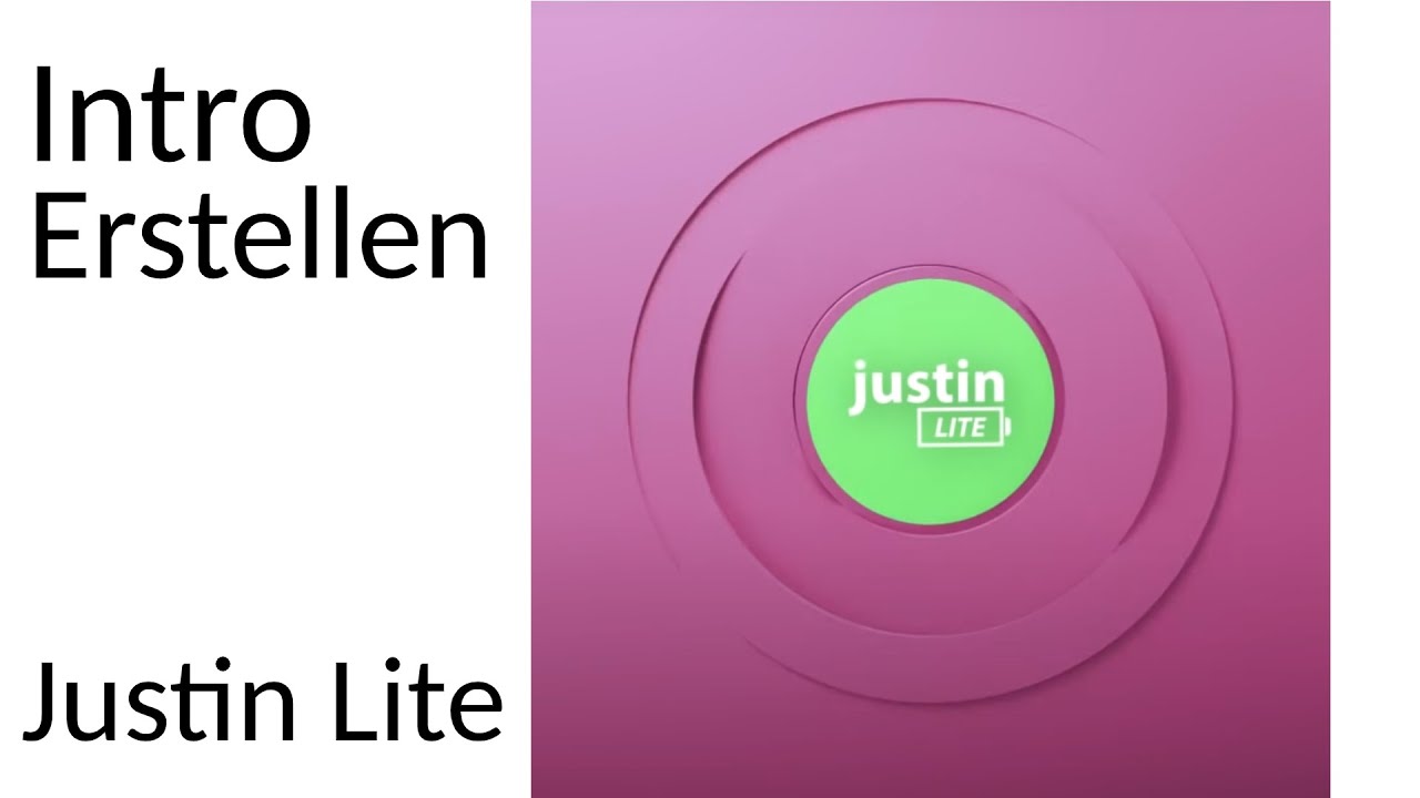 Intro Erstellen (JustinLITE) | Blender