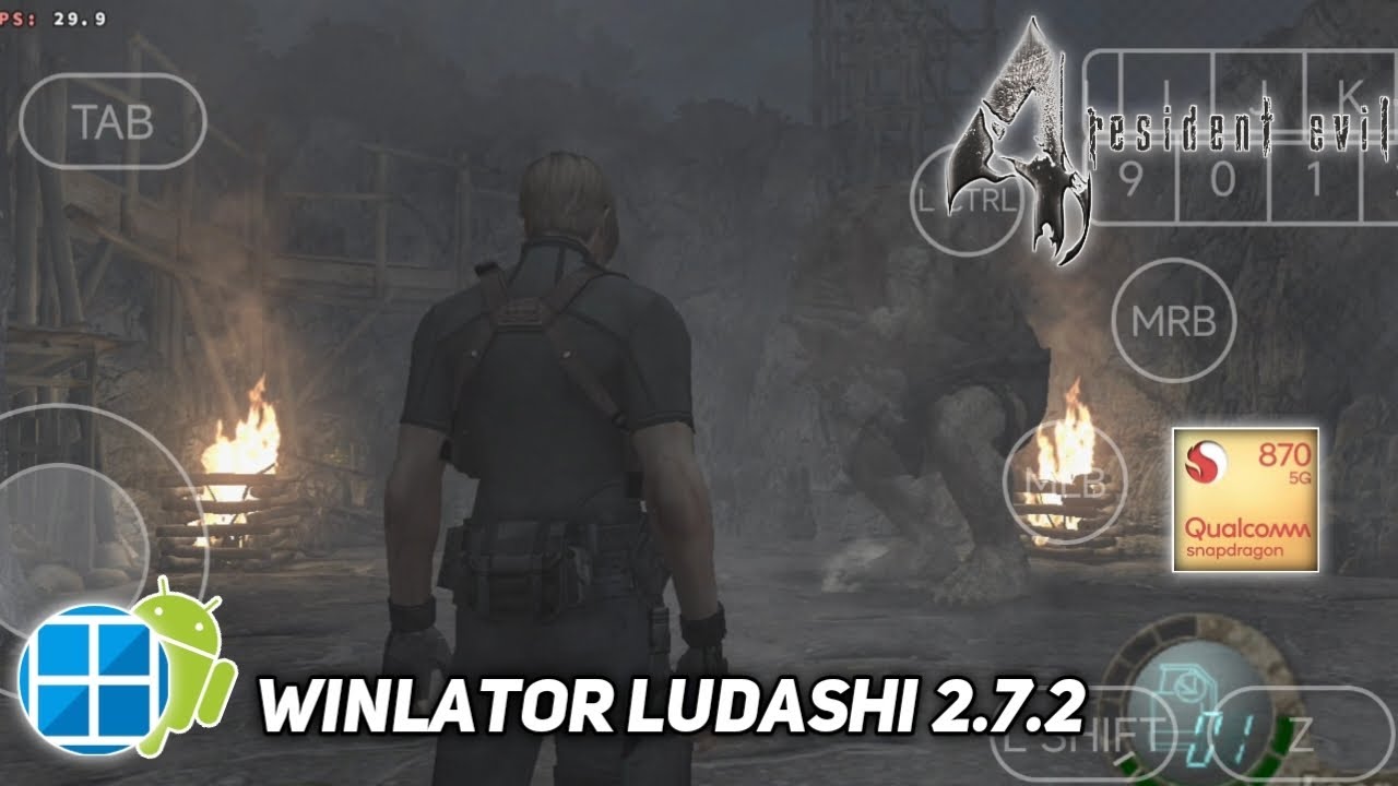 Winlator Ludashi 2.7.2 | Resident evil 4 | Snapdragon 870 | Poco F4