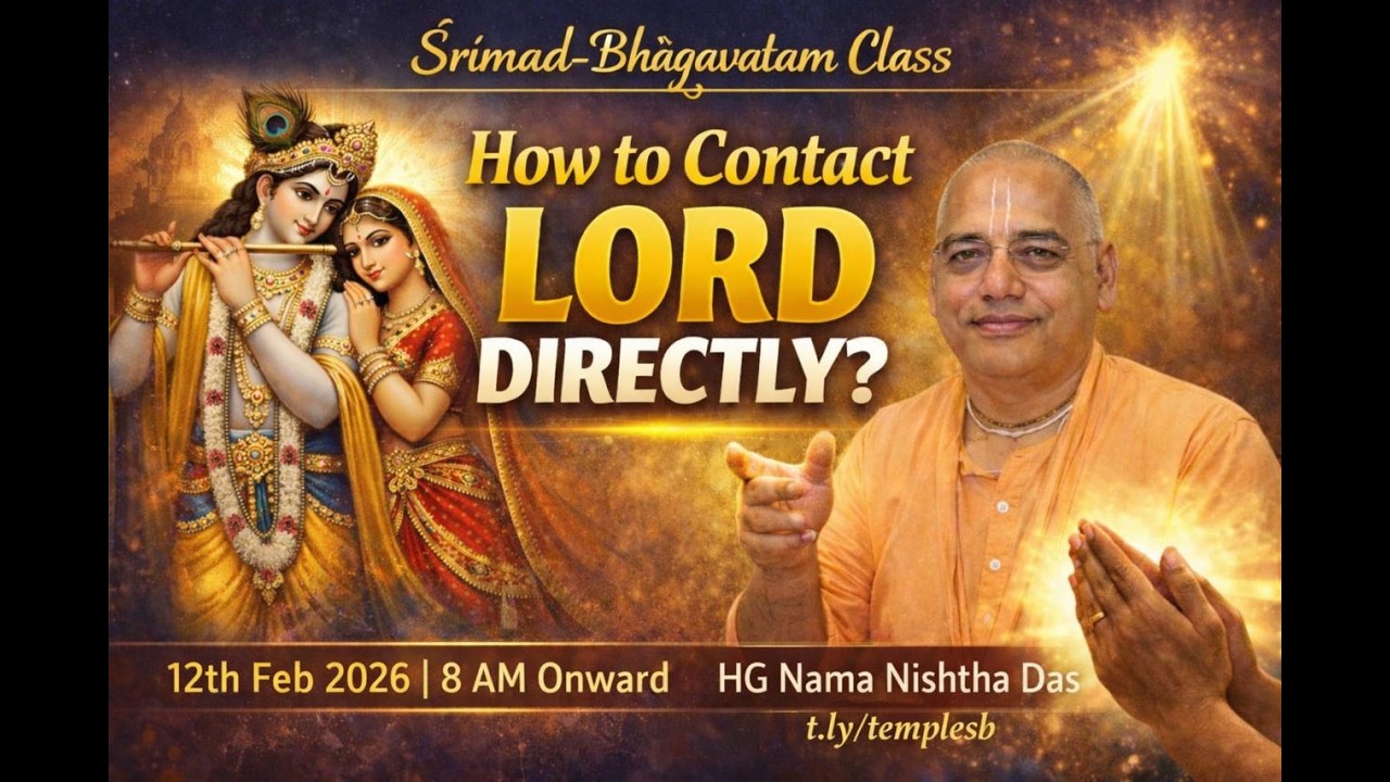 Direct Connection With God || Sb 4.30.9-10 || ISKCON Radha Govinda Temple Mangalore Kulai