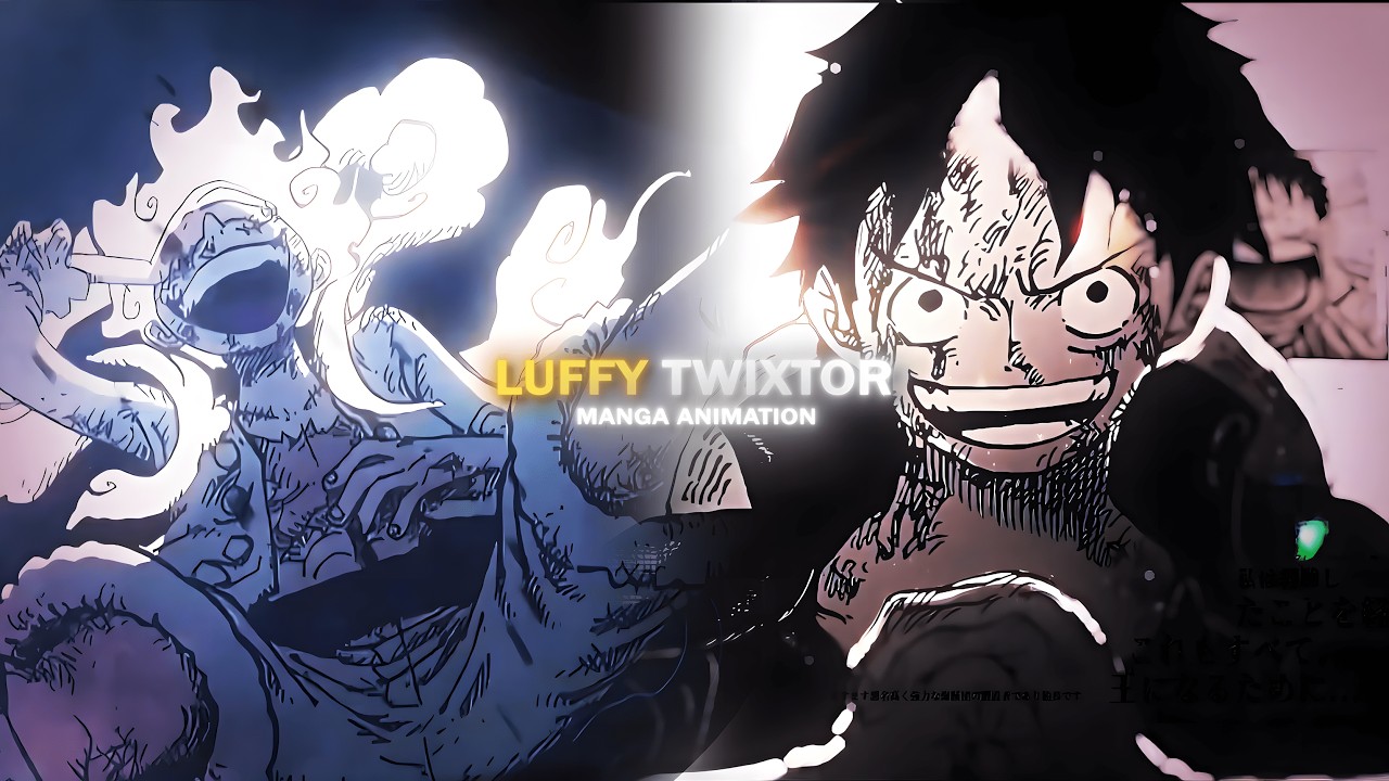 Luffy Manga Twixtor Clips | 4K + CC Quality | One Piece