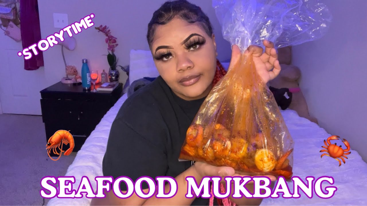 SEAFOOD MUKBANG +STORYTIME | MY PARENTS CAUGHT ME WITH A BOY😳