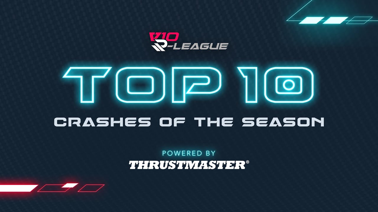 THRUSTMASTER Top 10 CRASHES from Season 2 | V10 R-League